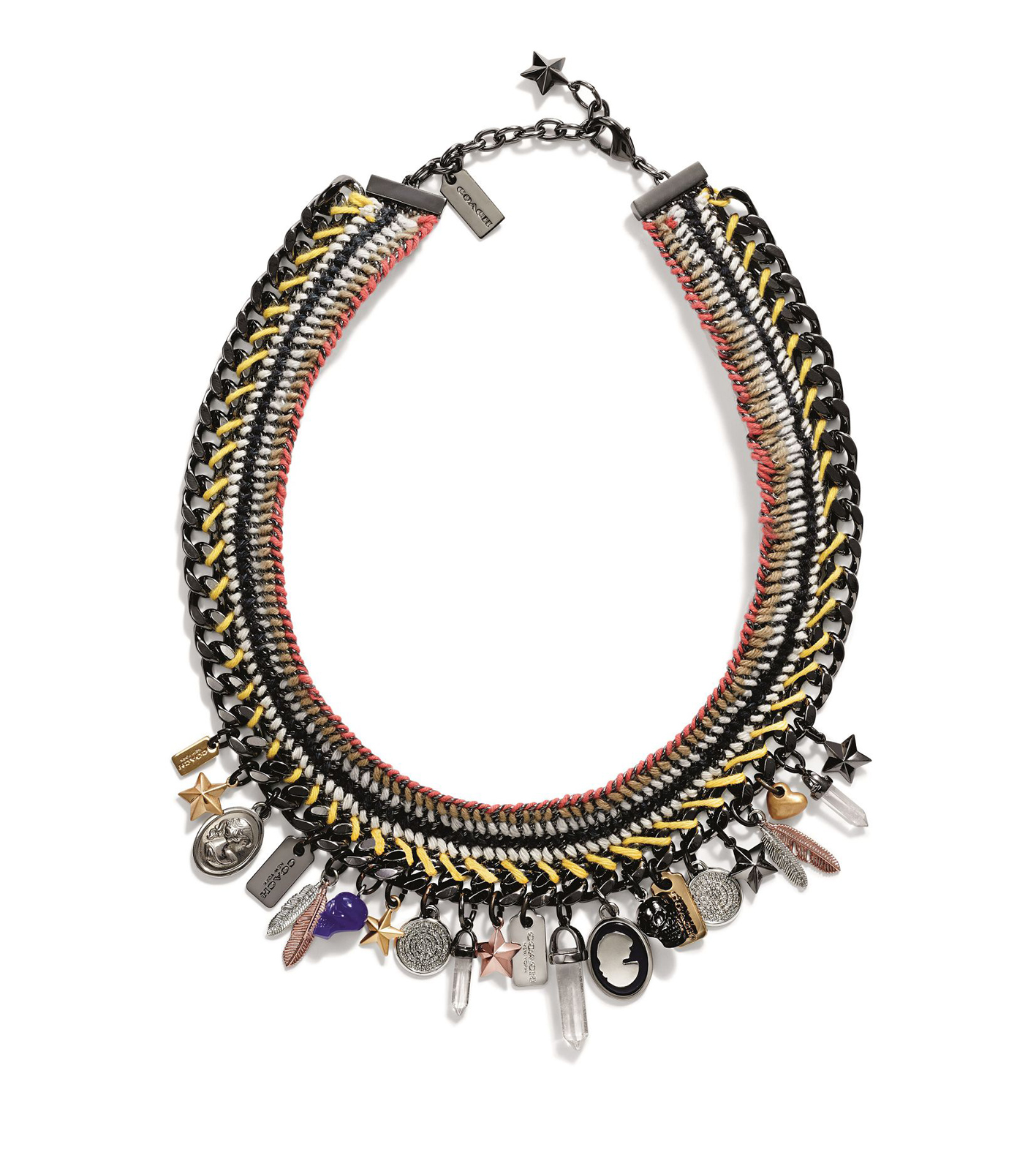 Tribal Multi Charm Necklace 14,800元