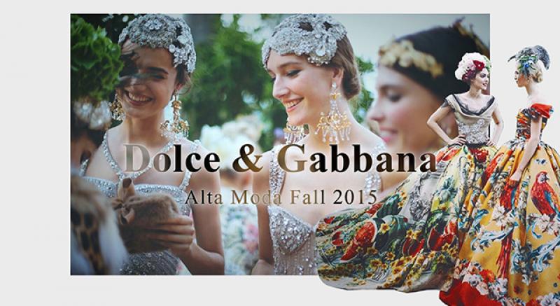 Dolce&Gabbana秋冬高級訂製服 幻化為花精靈翩然起舞