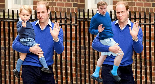 喬治王子好可愛！但假如是穿著相同衣服的大人呢？