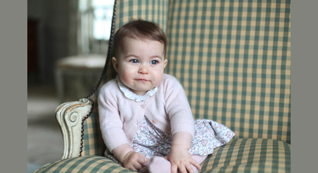 英國夏綠蒂小公主新照 女娃兒人氣比喬治更高！