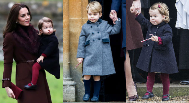 喬治、夏綠蒂呆萌表情合體太可愛！凱特王妃舊衣改造竟變這麼美？