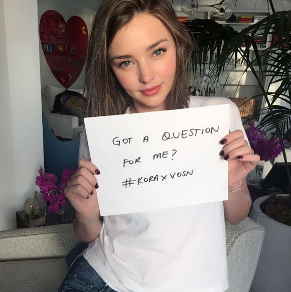 （擷取自Miranda Kerr instagram）