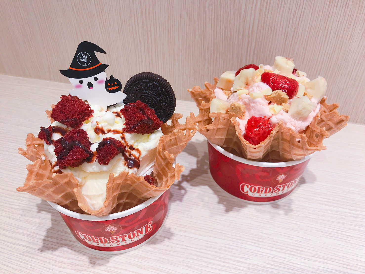 COLD STONE瘋狂搗蛋，小杯售價140元，中杯售價190元，大杯售價240元。（品牌提供）