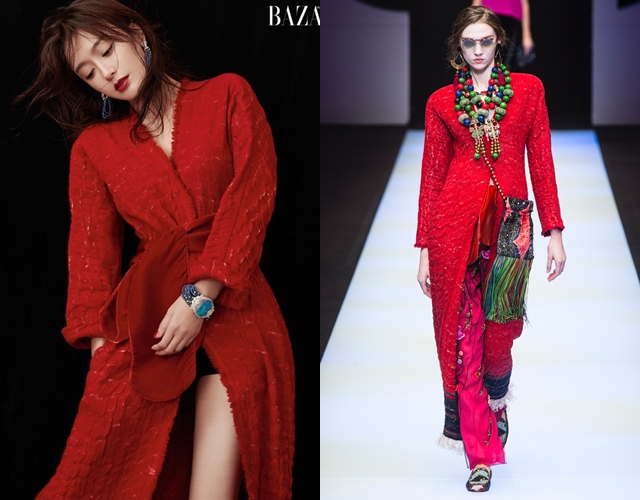 （翻攝自harpersbazzar.com.hk、Vogue Runway）