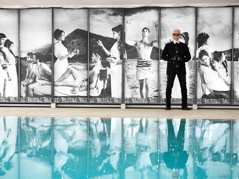 在澳門開設了 Karl Lagerfeld 酒店，也是由卡爾親自設計打造。（karl.com）