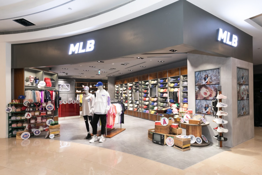 MLB Korea台北101店景照。（MLB提供）