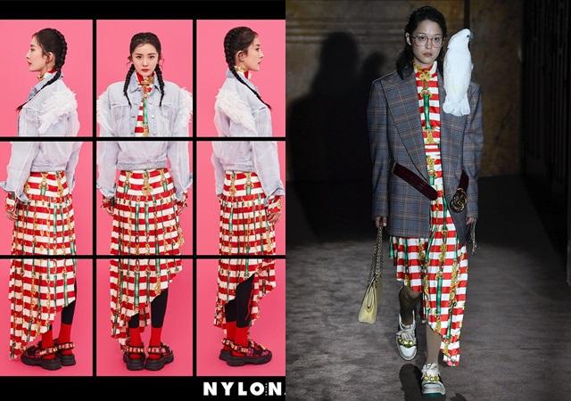 （翻攝自NYLON_CHINA Weibo、Gucci提供）