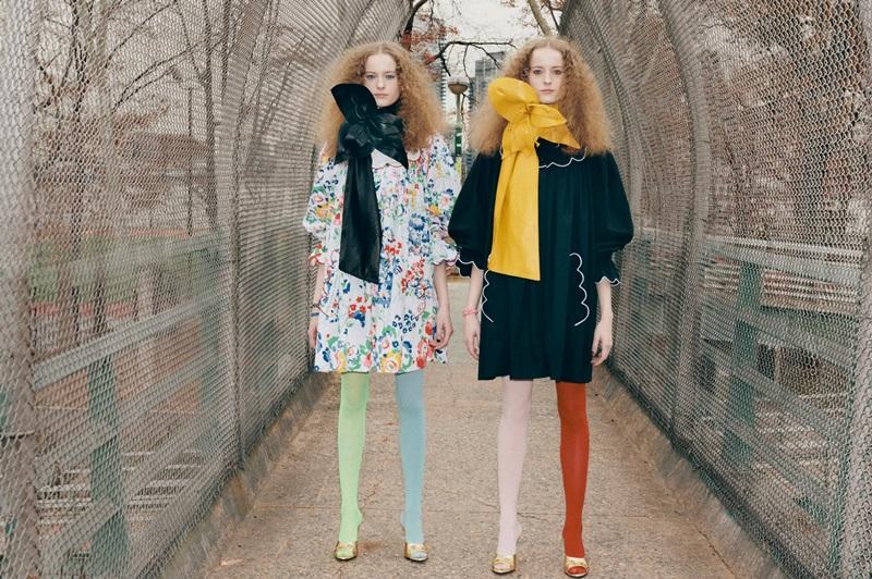The Marc Jacobs的服裝呼應許多來自品牌主線的設計元素。