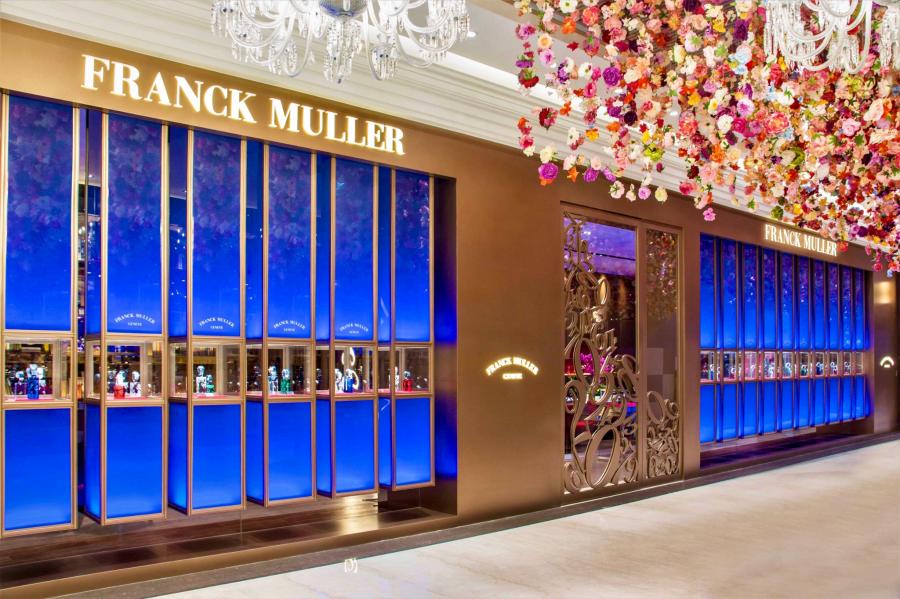 FRANCK MULLER 於台北微風南山新櫃點。