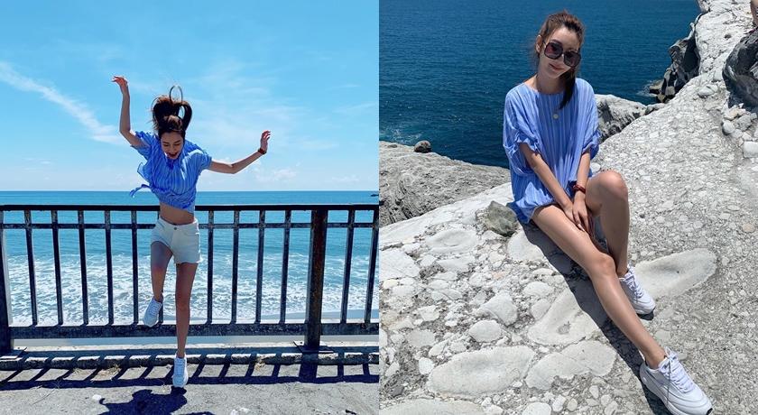 曾莞婷身材比例極好，都是透過運動和保養維持。