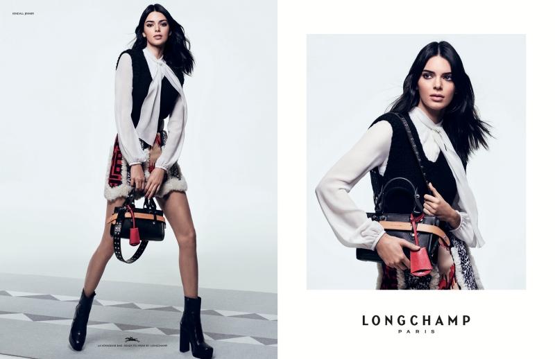 Kendall Jenner詮釋Longchamp全新La Voyageuse系列。