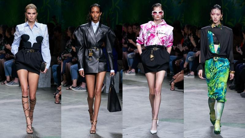 Versace 2020春夏系列。（截自vogue.com）