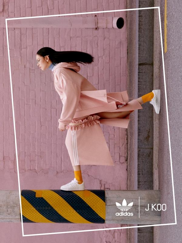 adidas Originals與韓國新銳設計師品牌 J KOO推出聯名系列。