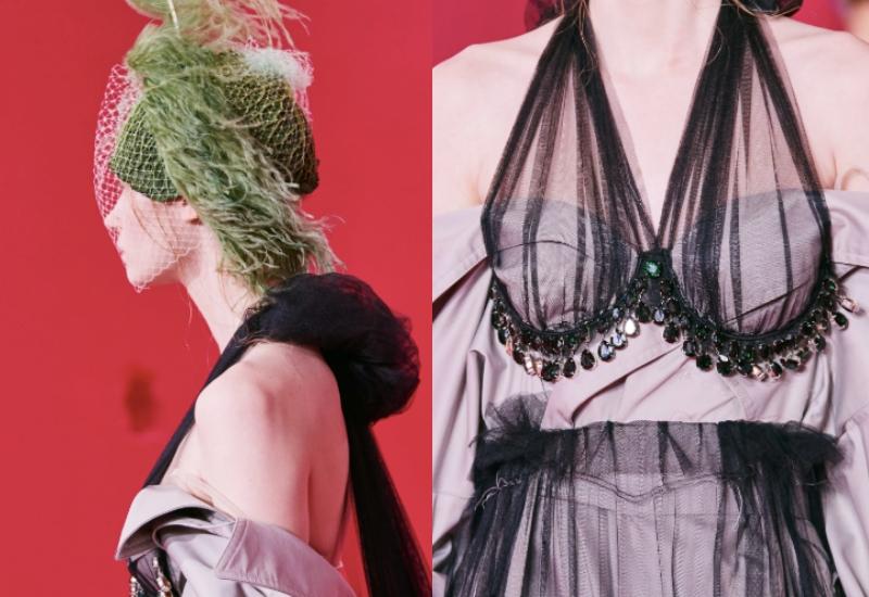 Maison Margiela 2020春夏高訂系列有著許多精緻細節。（截自vogue.com）