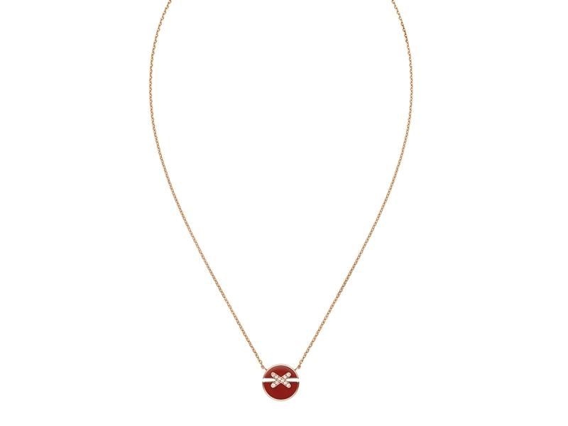 CHAUMET Jeux de Liens Harmony 18K玫瑰金、鑽石項鍊，NT63,000元。