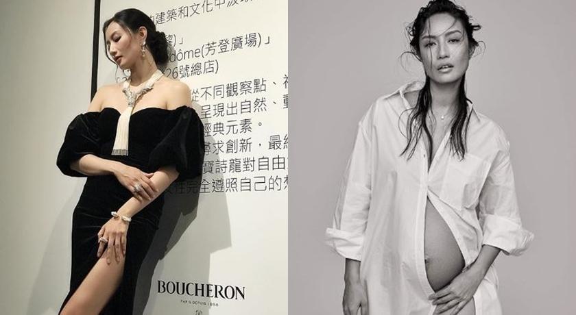 台灣名模大膽「全裸入鏡」拍攝孕期沙龍！千萬珠寶加持美翻了