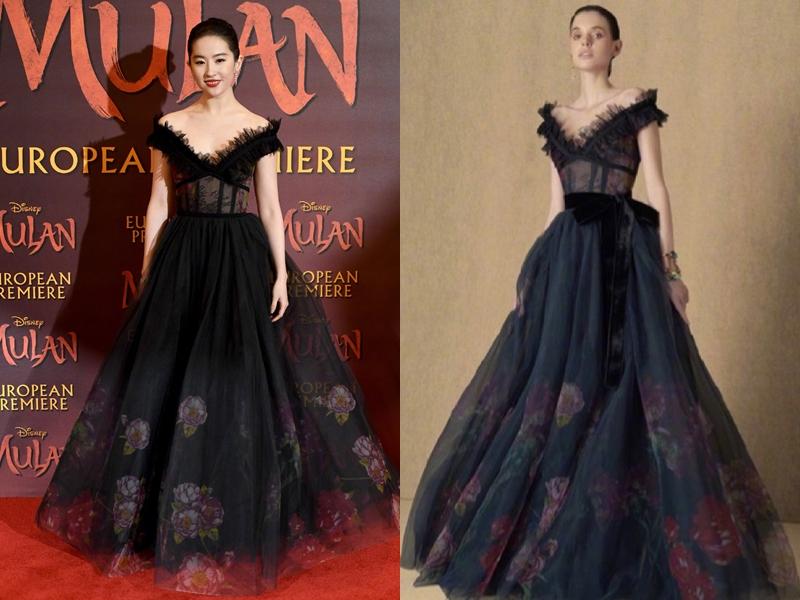 劉亦菲 in Elie Saab。