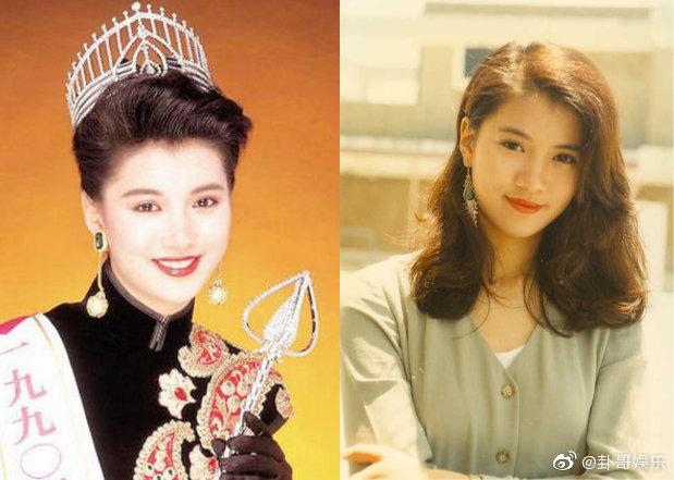 袁詠儀當年參選照片。