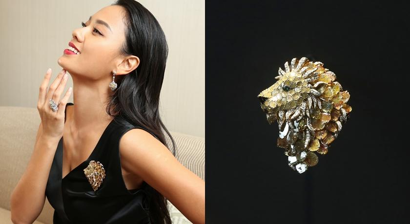 栩栩如生的獅子胸針超霸氣！珠寶圈「台灣之光」作品紅到歐洲