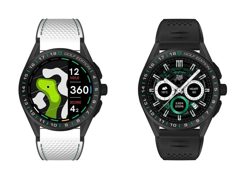 TAG Heuer 泰格豪雅 Connected 高爾夫球版智能腕錶，建議售價NTD84,100。