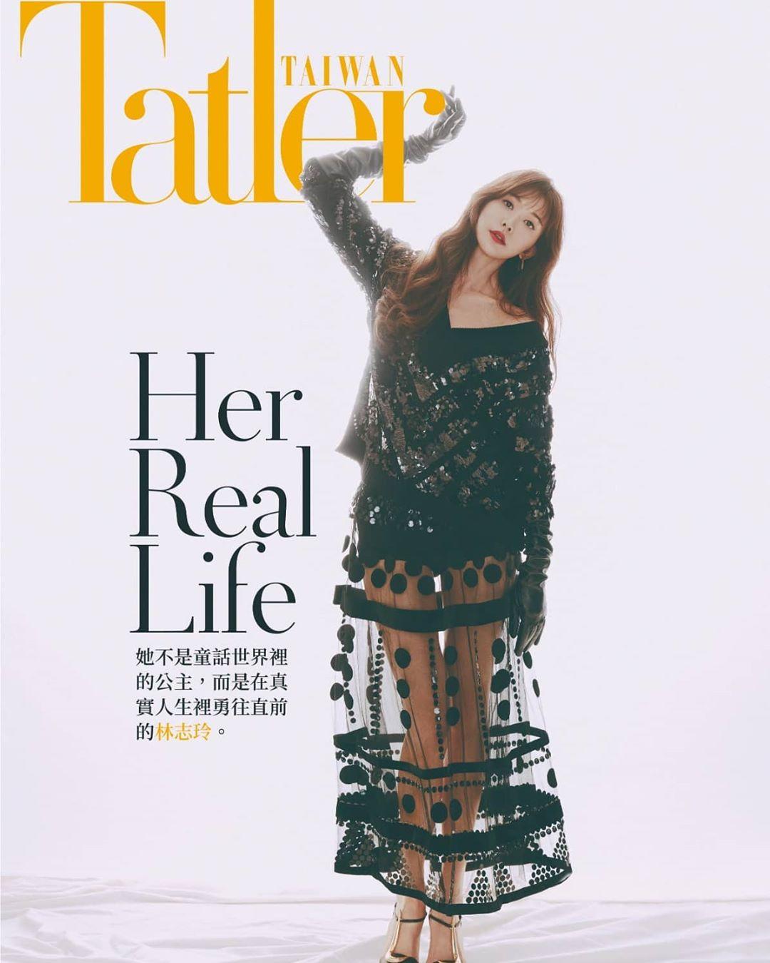 林志玲登上時尚雜誌，氣場全開美炸！