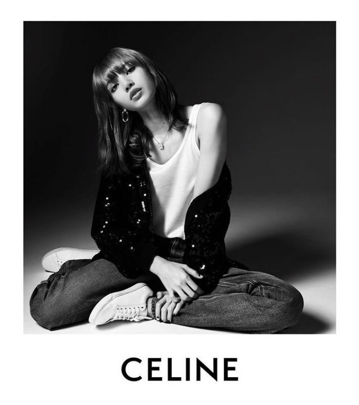 Lisa登上CELINE品牌形象廣告。（截自CELINE IG）