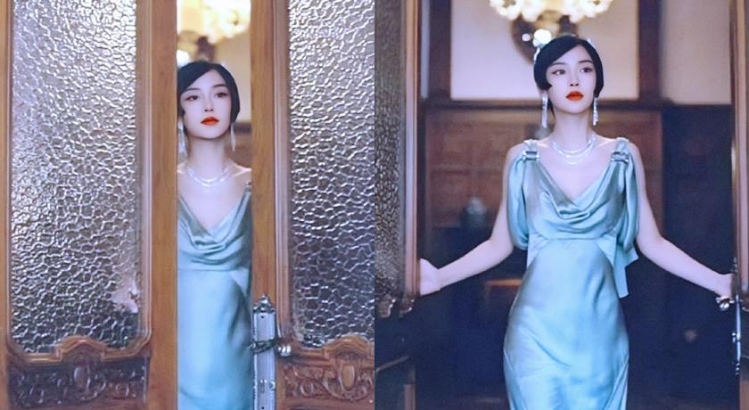 Angelababy 短髮紅唇的樣貌，讓網友驚呼幾乎認不出來。