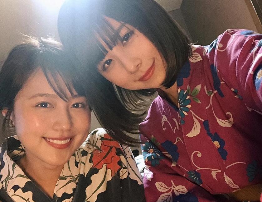 有村藍里、有村架純。（翻攝自arimuraairi IG）