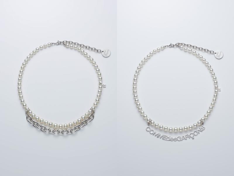 左：MIKIMOTO COMME des GARÇONS 聯名系列珍珠串鍊，NTD199,000；右：MIKIMOTO COMME des GARÇONS 聯名系列珍珠串鍊，NTD231,000。