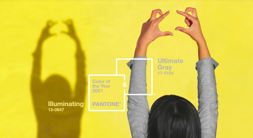 Pantone 2021代表色揭曉！「極致灰」＋「燦亮黃」傳遞希望訊息