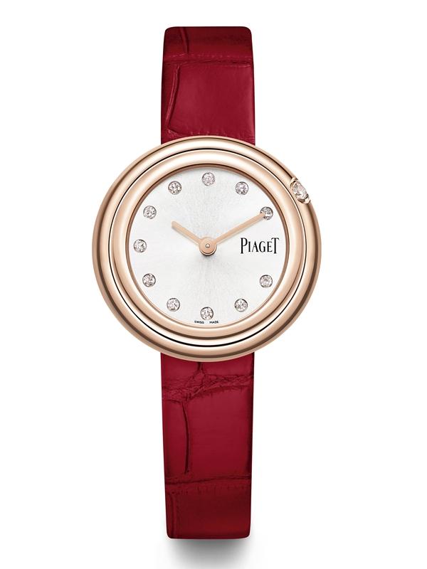 PIAGET Possession 系列 18K 玫瑰金鑽石腕錶，NTD285,000。