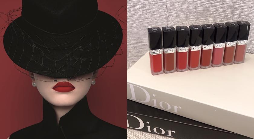 接吻口紅鎖色、輕盈只能二選一？DIOR 不做選擇「不沾染唇露」全都可以！