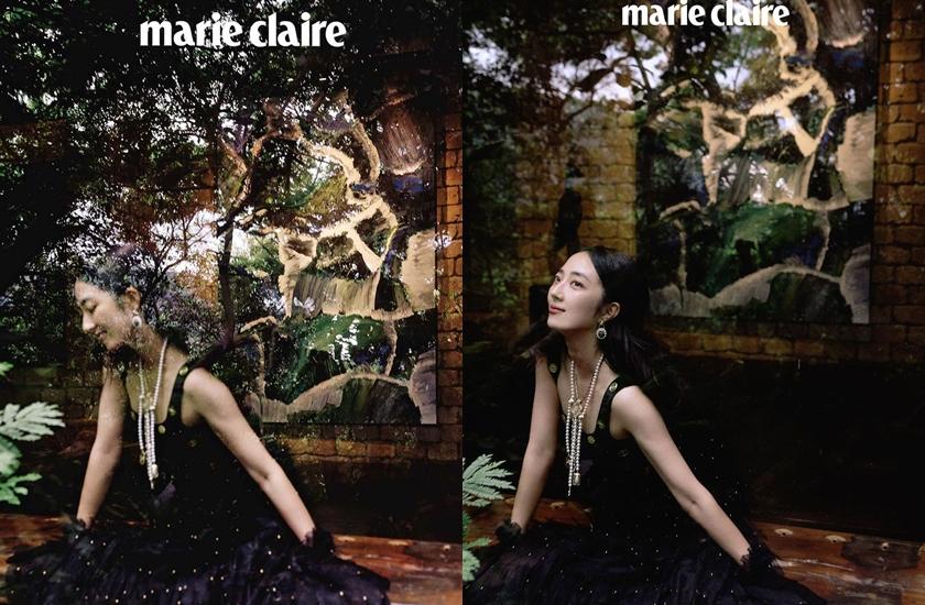 桂綸鎂身穿香奈兒Métiersdart工坊系列。（翻攝自marieclairetw IG）