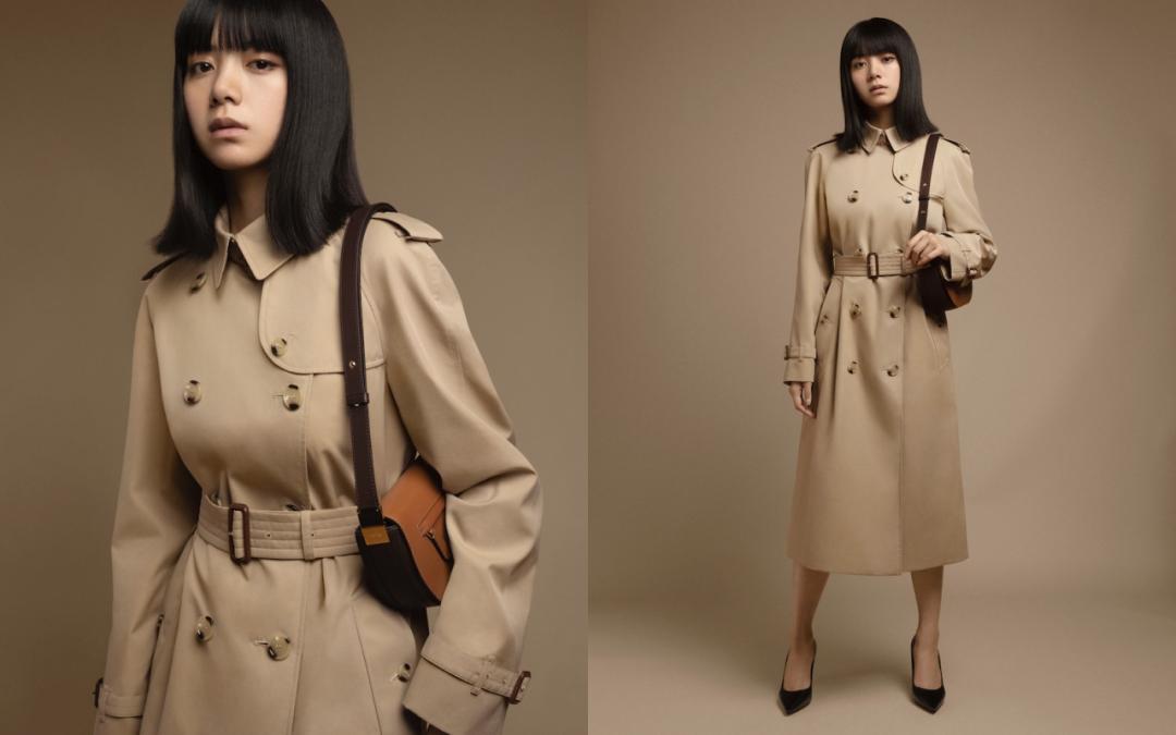 池田依來沙登上Burberry品牌代言人。（品牌提供）