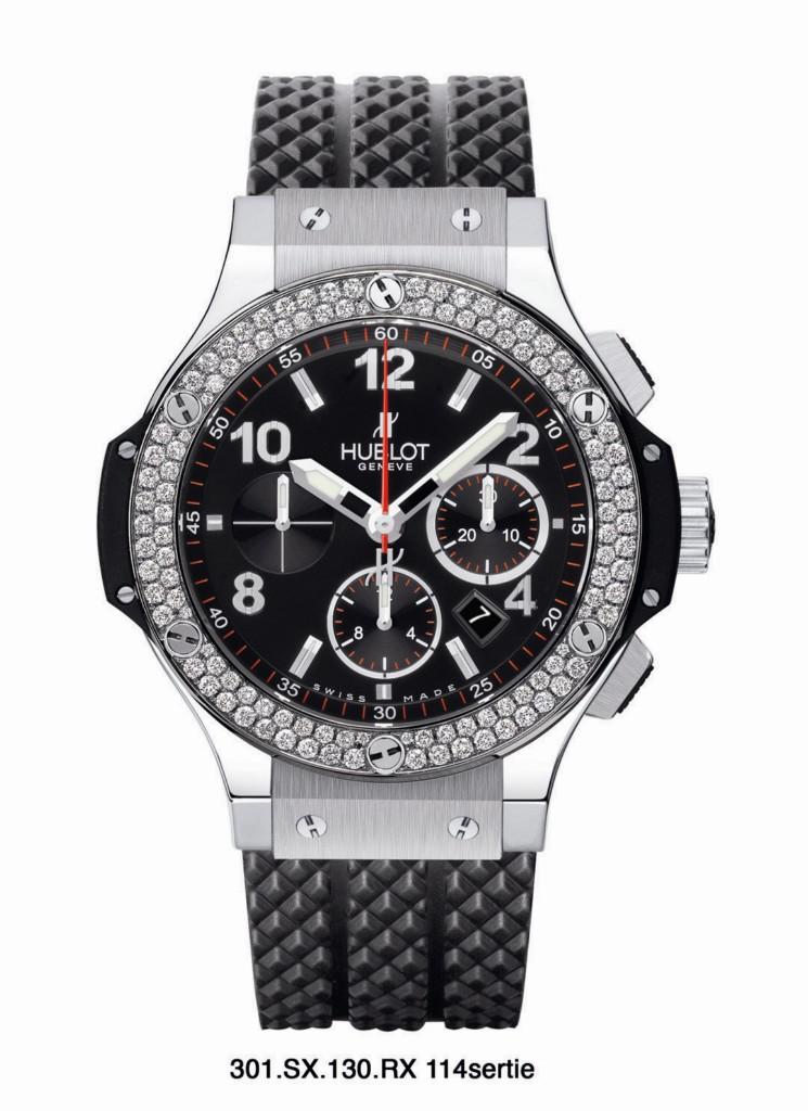 HUBLOT Big Bang 精鋼鑽錶，NTD630,000。