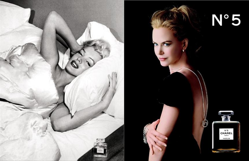 香奈兒致力於維繫香奈兒N°5與女性魅力之間的緊密連結，包含瑪麗蓮．夢露、妮可．基嫚等當代最富有魅力的女星都曾是香奈兒N°5的愛用者及代言人。