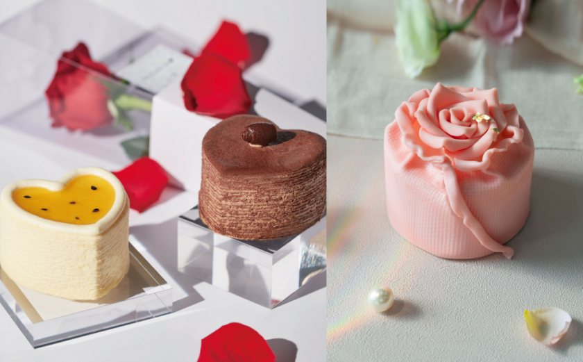 七夕情人節甜點搶先預訂！「心型千層、粉紅玫瑰蛋糕」造型超夢幻