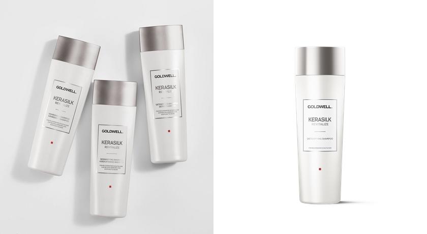 Goldwell Kerasilk 甦活光淨化能量髮浴，NTD900/250ml。