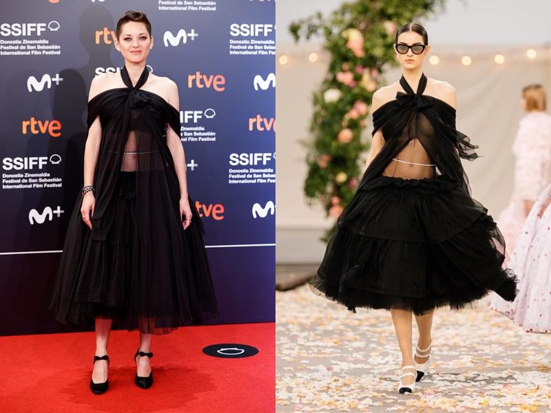 Marion Cotillard in CHANEL。