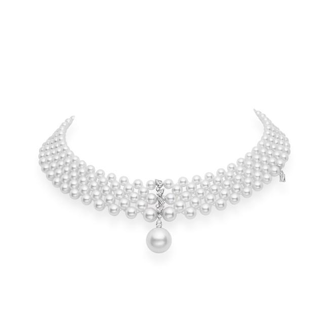 MIKIMOTO 頂級珠寶系列珍珠頸鍊，NTD1,550,000。