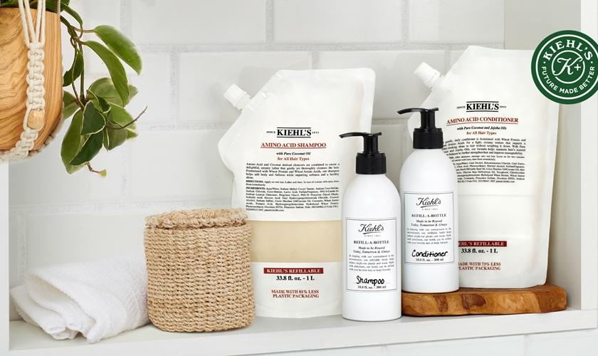 Kiehl's推出「Future Made Better」系列，首次以「補充包」概念問世。