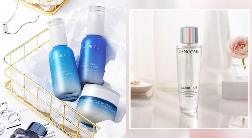 像是Laneige保濕系列、Lancome可調理的極光水，都是暢銷商品。（品牌提供）