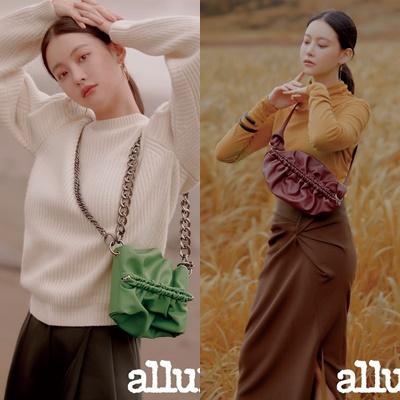 吳漣序登上《allure》，以SAMO ONDOH的Bun Bag搭配造型，約3,600元。