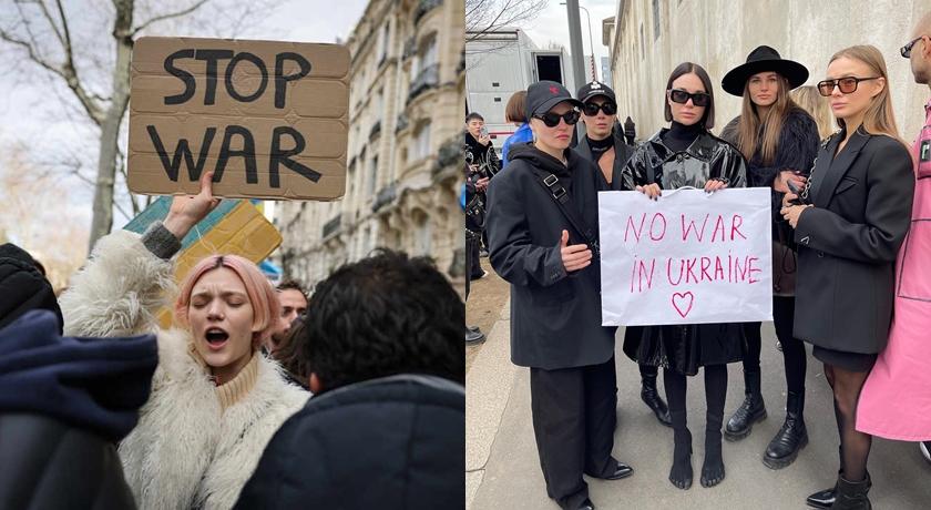 烏俄開打逢米蘭時裝週！烏克蘭超模「眼角掛著淚」敬業走秀
