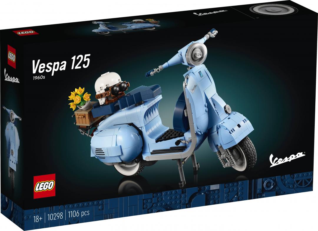 樂高「Vespa 125」盒組向經典致敬。