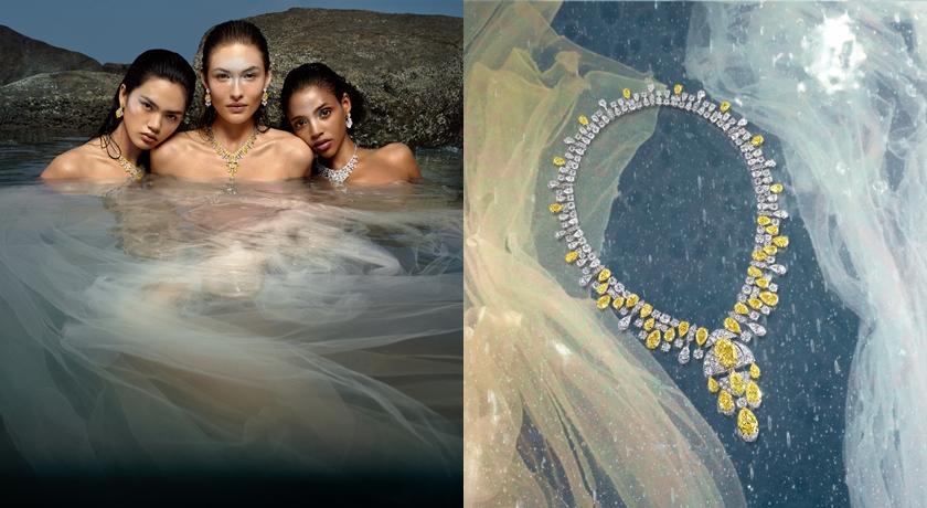 GRAFF 高級珠寶大片竟在海裡拍攝！演繹超模出現「華人身影」