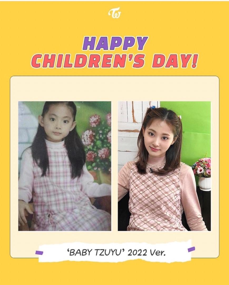 周子瑜的童年照及模仿照被粉絲狂讚實在太可愛了，從小美到大。