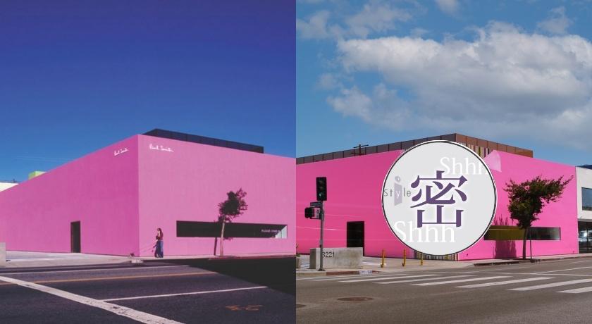 LA必訪「夢幻粉紅牆」竟大落漆？油漆底下驚見這景象