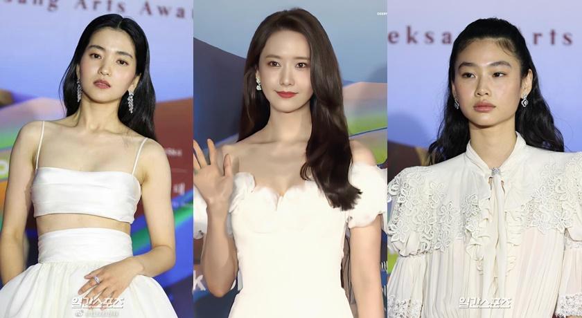 百想紅毯明星一致「黑白配」 網笑稱：韓國明星的顏色都被泫雅搶走了嗎？