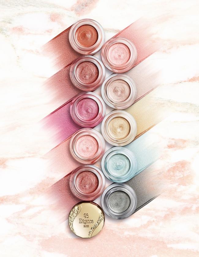 Elegance 晶燦慕絲眼影蜜，NTD1,000/3g。